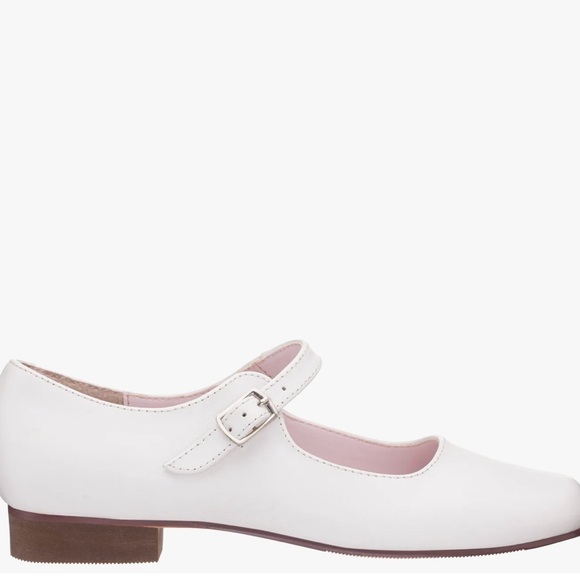 Nina Kids White leather Mary Jane Shoes size 2 - Picture 2 of 9